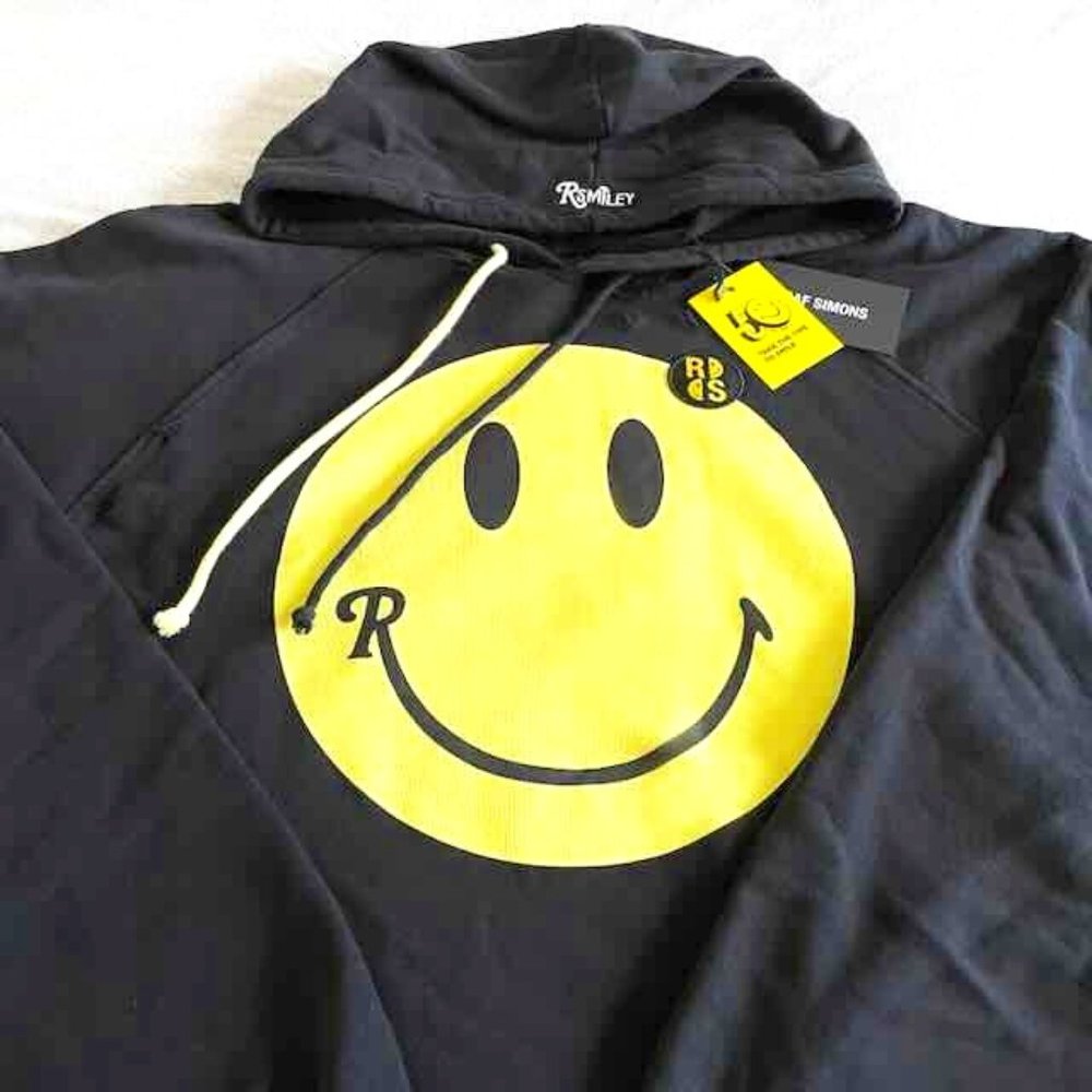 Raf Simons x Smiley 50th Anniversary OVERSIZED Graphic Hoodie